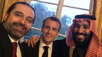 Another Saad Hariri tweet features Macron, Saudi Crown Prince