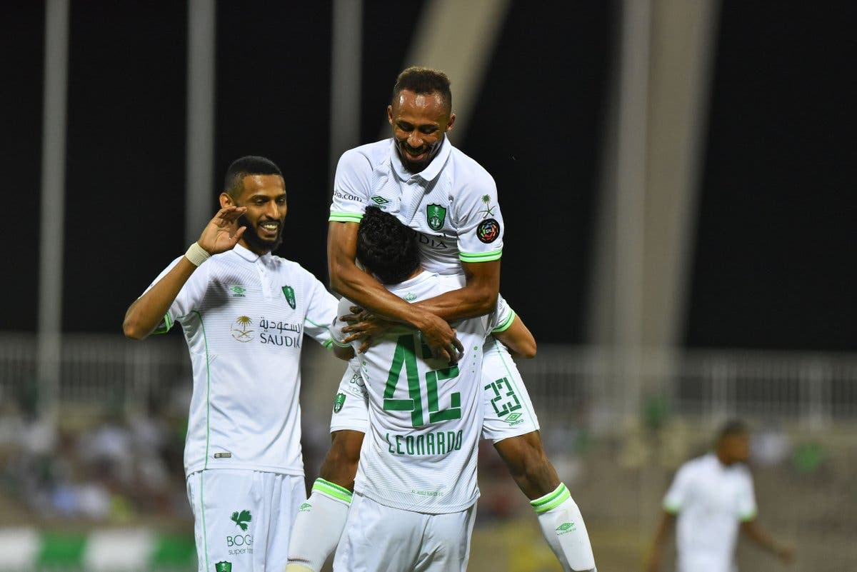 فرحة أهلاوية بهدف المباراة الوحيد