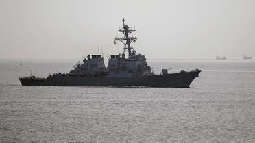 USS Donald Cook المدمرة الأميركية يو إس إس دونالد كوك في مياه المنطقة