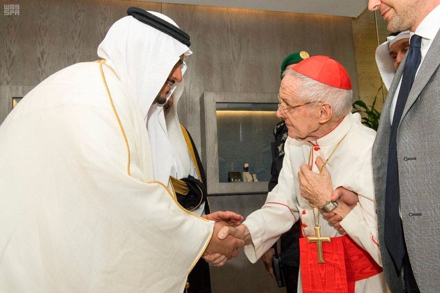 رئيس المجلس البابوي لحوار الأديان بالفاتيكان يصل الرياض