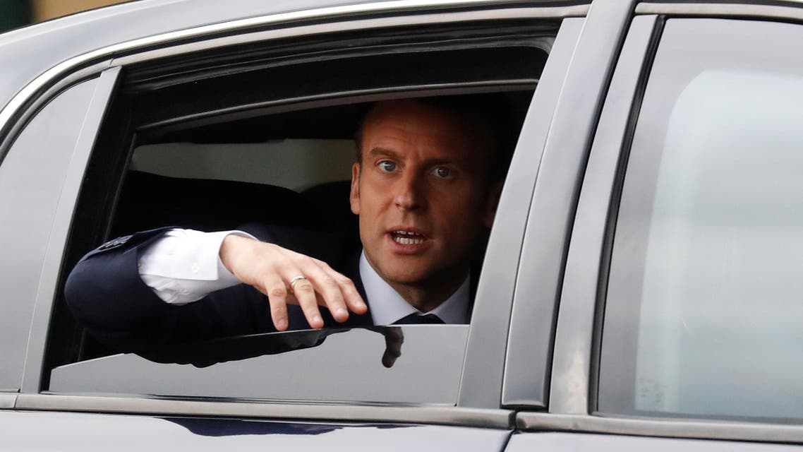 “We cannot tolerate the normalization of the use of chemical weapons,” President Macron said. (Reuters)