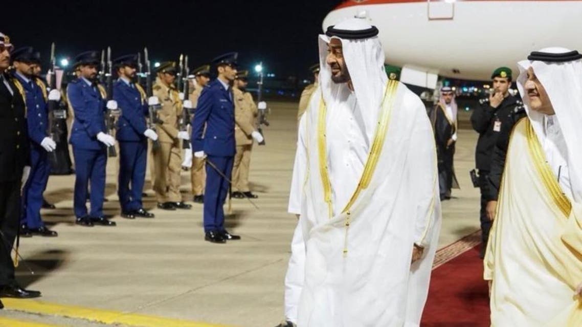 محمد بن زايد يصل الظهران