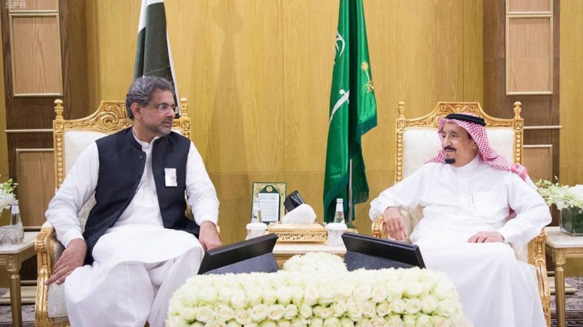 king salman and pakistani pm. (SPA)