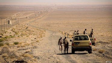 نقطة حدودية بين بلوشستان ايران وبلوشستان باكستان