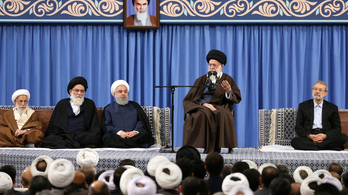 December protests are being referred to as an uprising that triggered the Iranian regime’s collapse. (AFP)