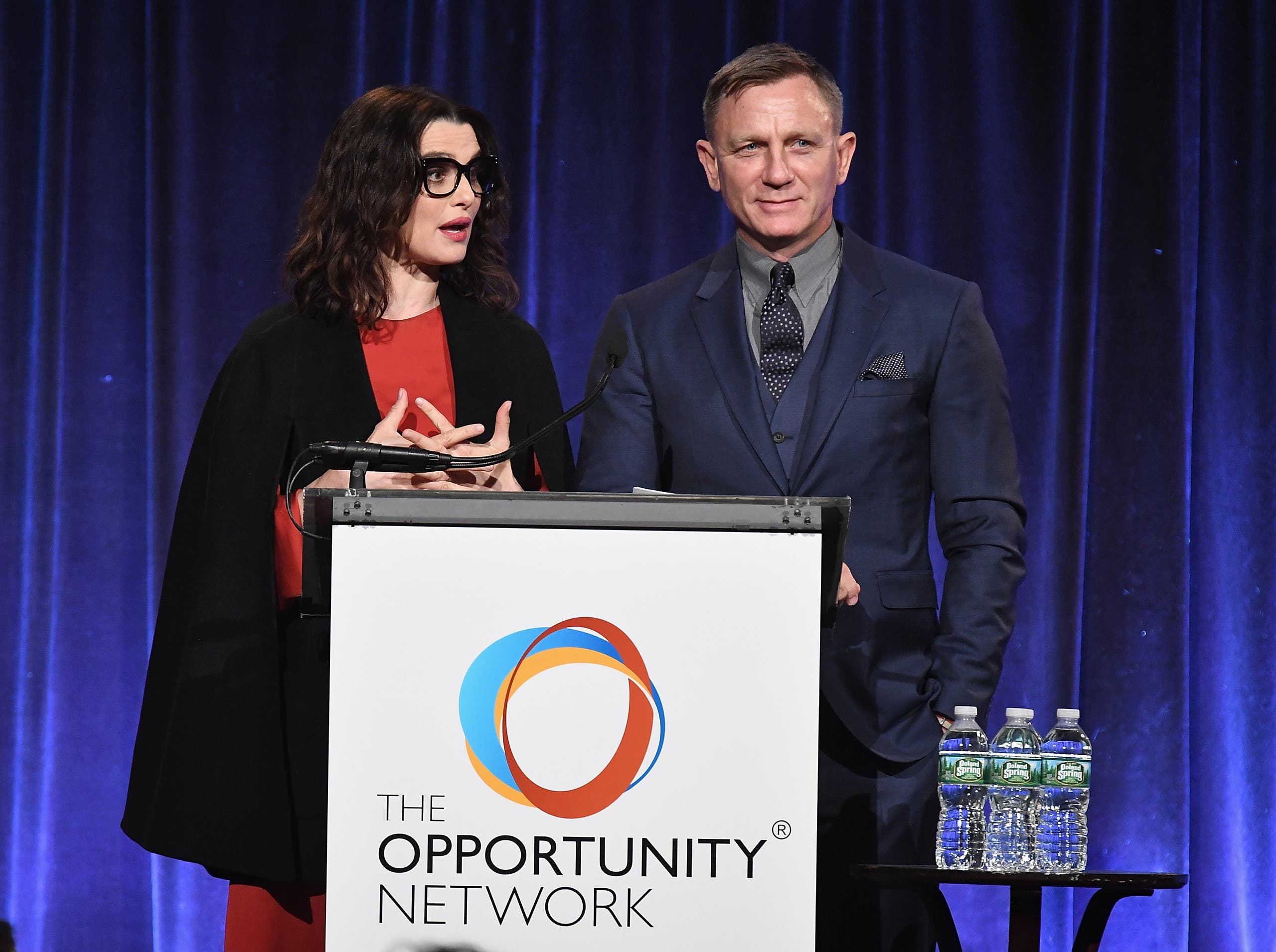 NEW YORK, NY - APRIL 09: Rachel Weisz and Daniel Craig attend The Opportunity Network's 11th Annual Night of Opportunity at Cipriani Wall Street on April 9, 2018 in New York City. Dimitrios Kambouris/Getty Images/AFP  Dimitrios Kambouris / GETTY IMAGES NORTH AMERICA / AFP