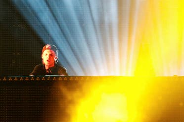 DJ Avicii performs during a concert at Brooklyn's Barclay's Center in New York. (Reuters)