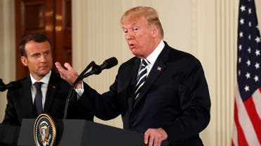 Macron Trump. (Reuters)