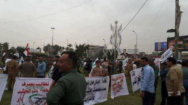 العراق ... تظاهرات للحشد على أبواب المنطقة الخضراء