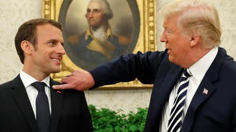 Trump brushes dandruff off Macron’s suit, describes him as ‘perfect’ 