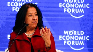 Lubna S. Olayan, Chief Executive Officer and Deputy Chairperson, Olayan Financing Company attends the annual meeting of the World Economic Forum (WEF) in Davos, Switzerland, January 18, 2017. REUTERS/Ruben Sprich