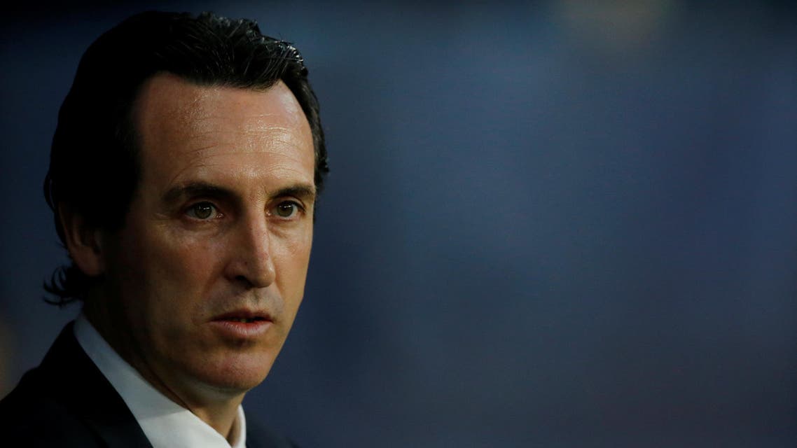 Soccer Football - Coupe de France - Semi-Final - Caen vs Paris St Germain - Stade Michel d'Ornano, Caen, France - April 18, 2018 Paris Saint-Germain coach Unai Emery REUTERS/Stephane Mahe