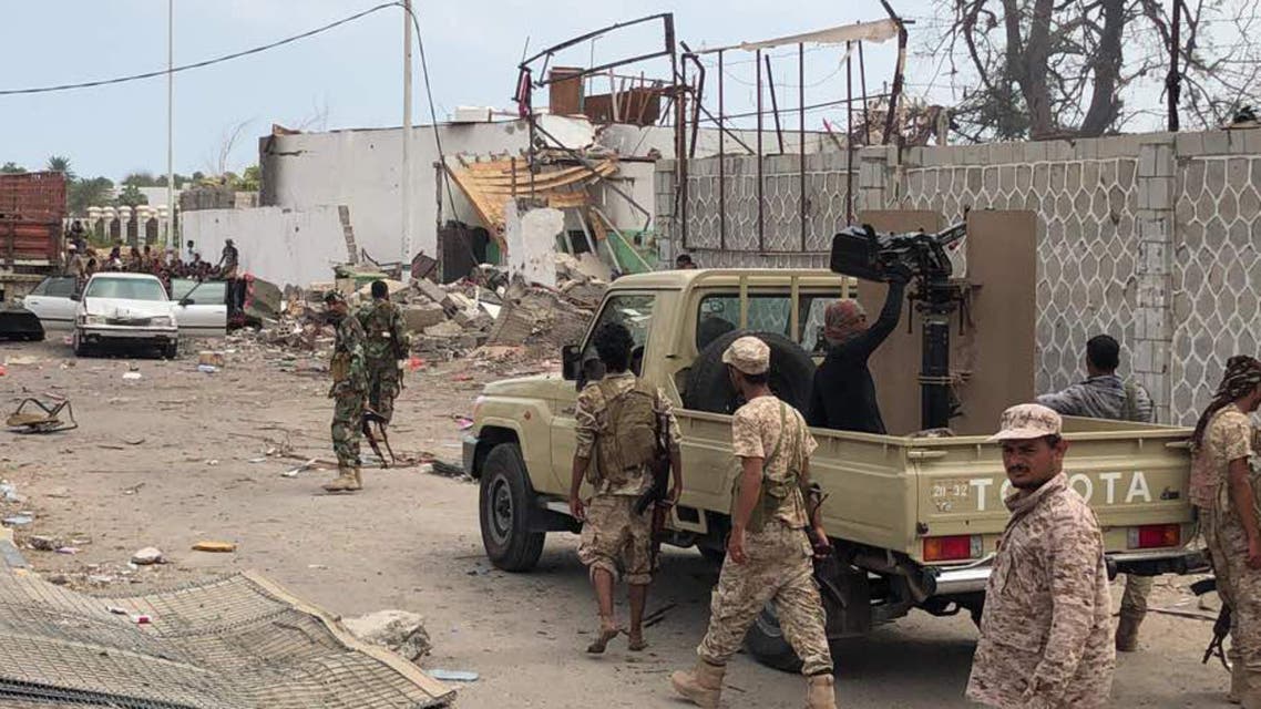 عناصر من القوات الأمنية في عدن