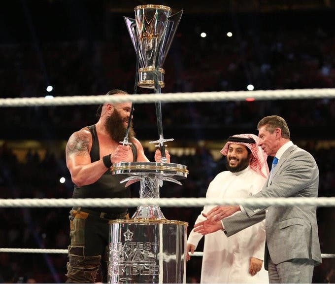 Strowman is currently signed to the WWE. (Supplied)