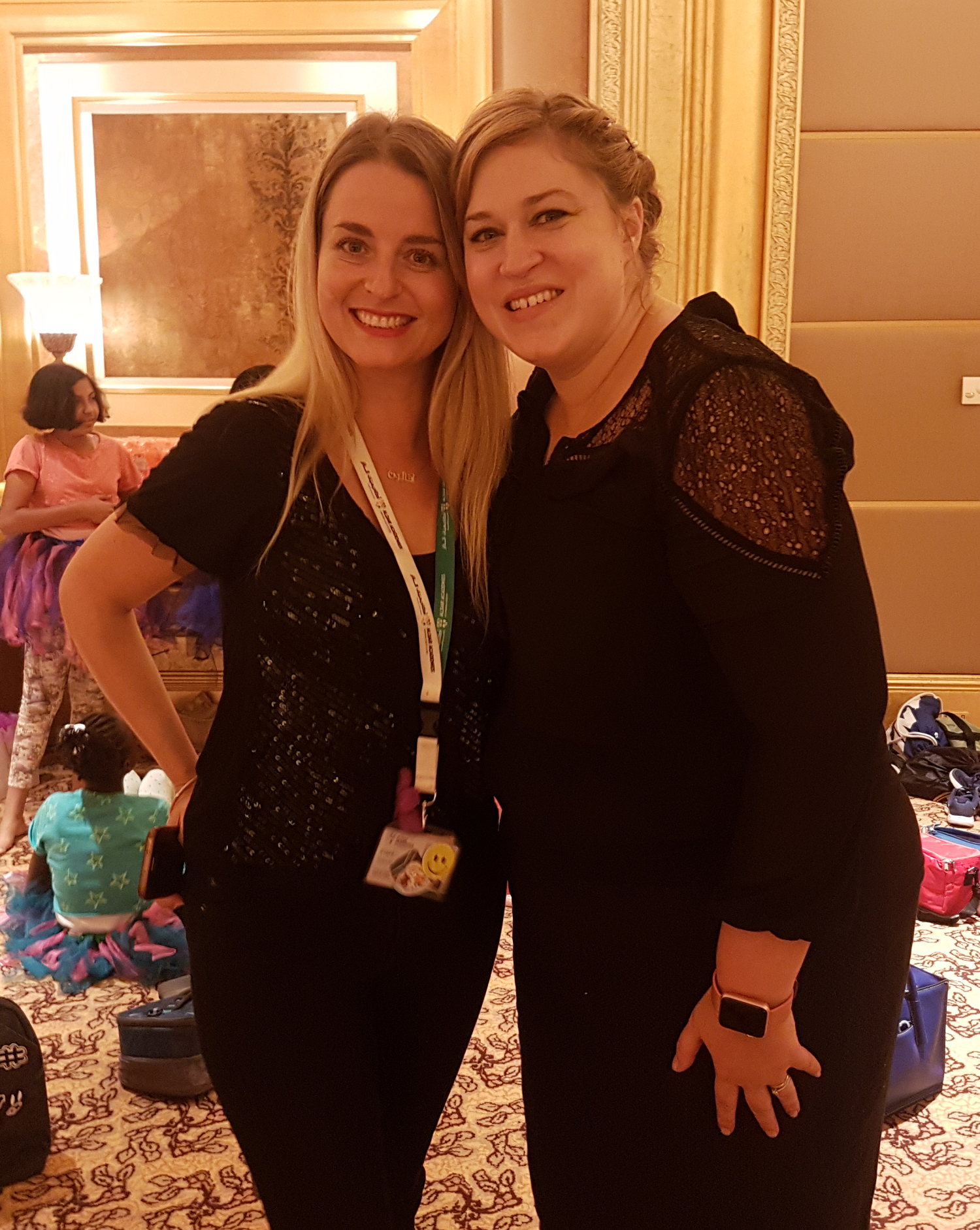 Choreographer Avalon Orr (L) with Musical Director Helen Kerr (R) of Yasmina. “It was incredible watching these cheeky young adults develop into doing something this substantial and work hard,” remarked Kerr. (Supplied)