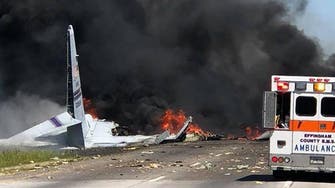 US military cargo plane crashes near airport in Georgia killing five