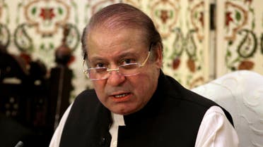 Pakistan’s former prime minister Nawaz Sharif speaks during a news conference in Islamabad on September 26, 2017. (Reuters)