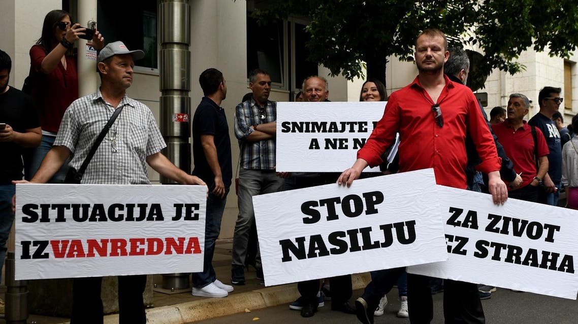 An attacker shot an investigative reporter in Montenegro on May 8. (AFP)