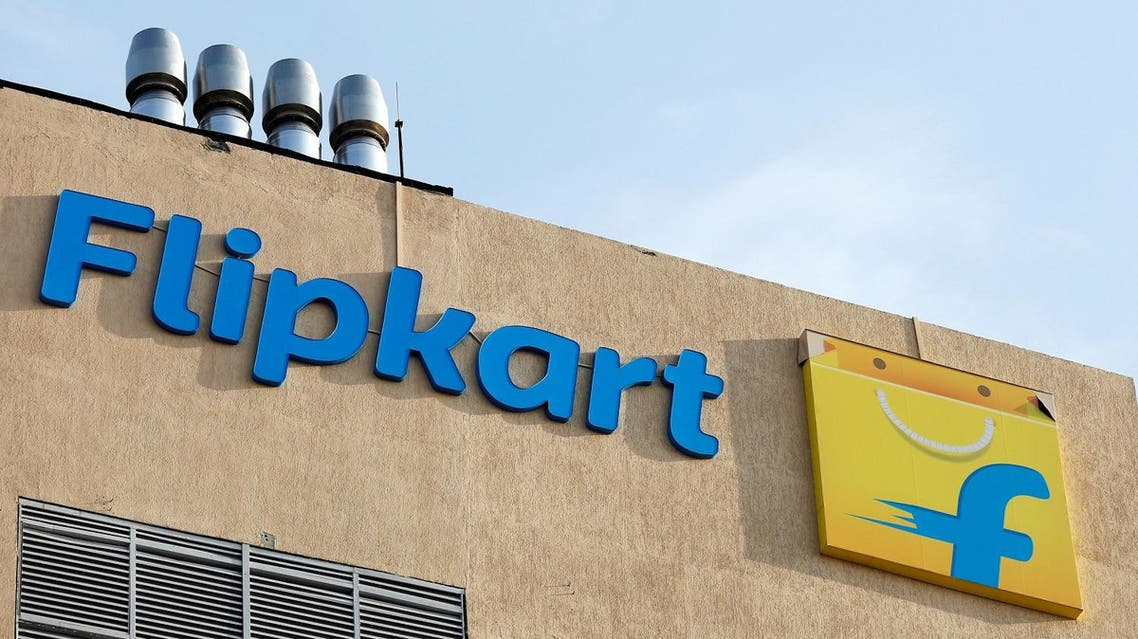 The logo of Flipkart is seen on the company’s office in Bengaluru, India, on May 9, 2018. (Reuters)