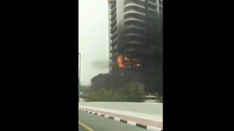 WATCH: Major fire erupts in Dubai residential tower