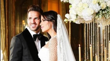 Barcelona star Fàbregas marries long-time Lebanese girlfriend (Instagram)