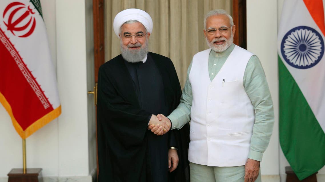 On Feb. 17, 2018 India and Iran said they will make efforts to improve energy security and regional connectivity to reach landlocked Afghanistan and Central Asia through developing Iran’s Chabahar Port and road and rail routes. (AP)