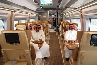 The train will cover the 450-km-long journey between Mecca and Medina in under three hours. (AFP)