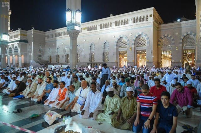 Mecca taraweeh prayers grand mosque. (SPA)