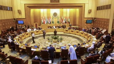 Arab League extra-ordinary emergency session in progress in Cairo on May 16, 2018. (AFP)