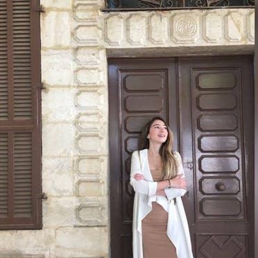 Widy infront of her grandparents house in Rahbee town north of Lebanon. (Supplied)