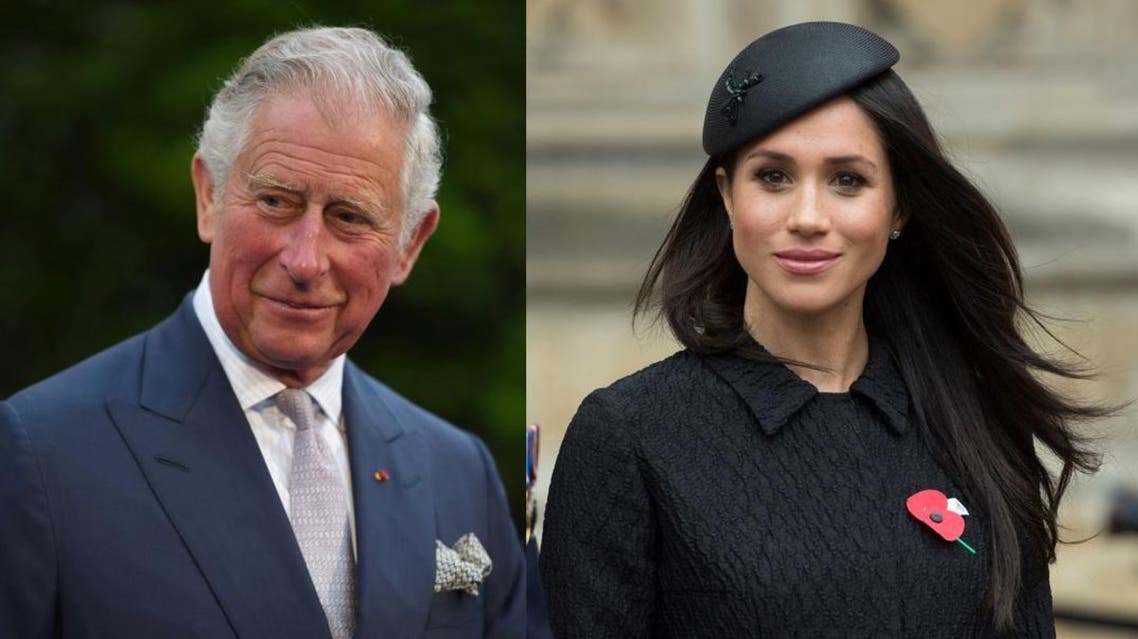 Meghan Markle and Prince Charles. (Reuters)