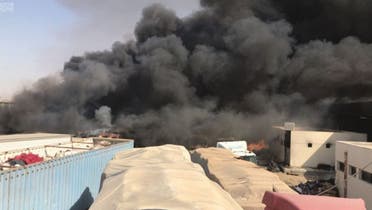 saudi fire SPA