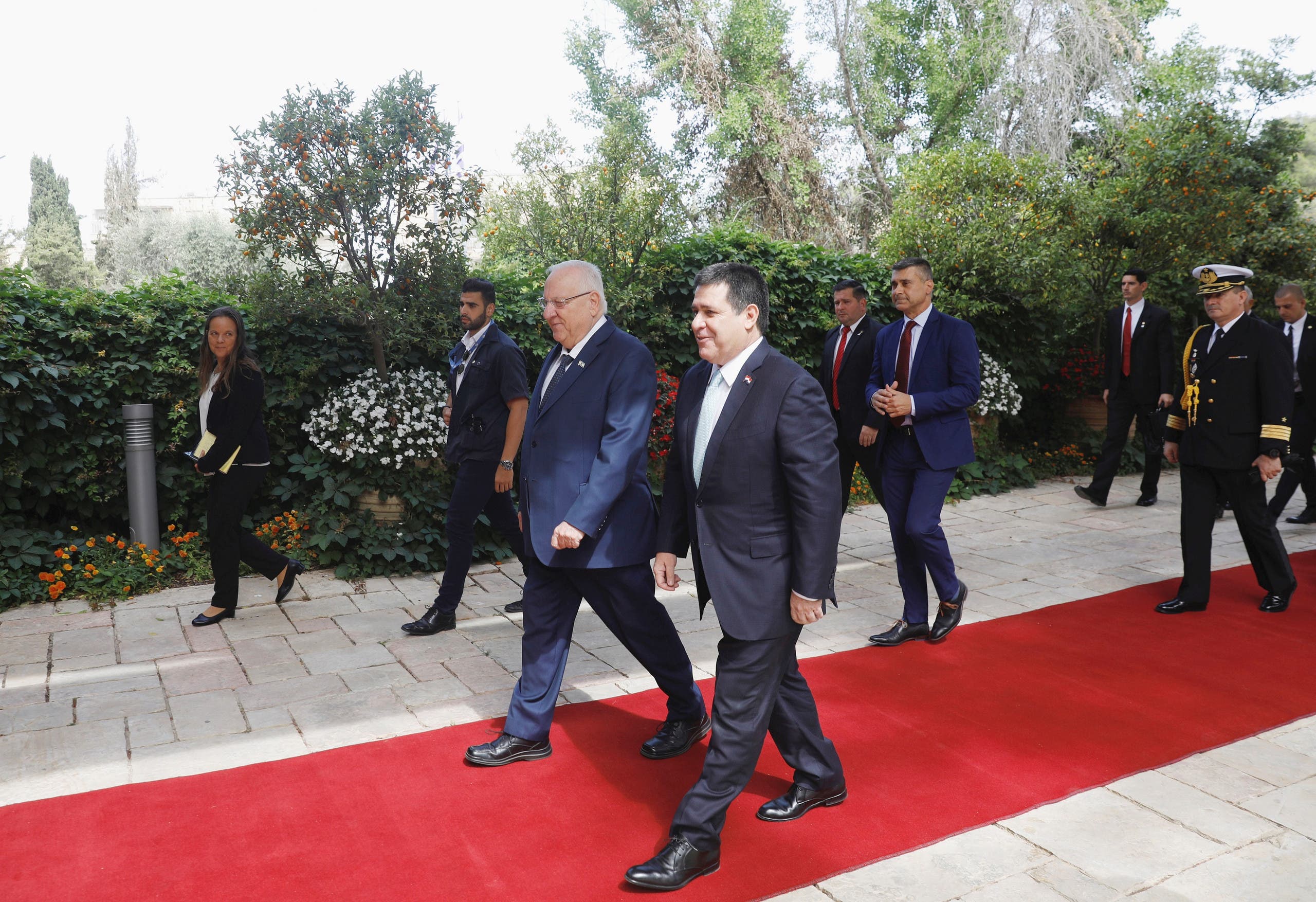 Paraguay embassy jerusalem israel. (Reuters)