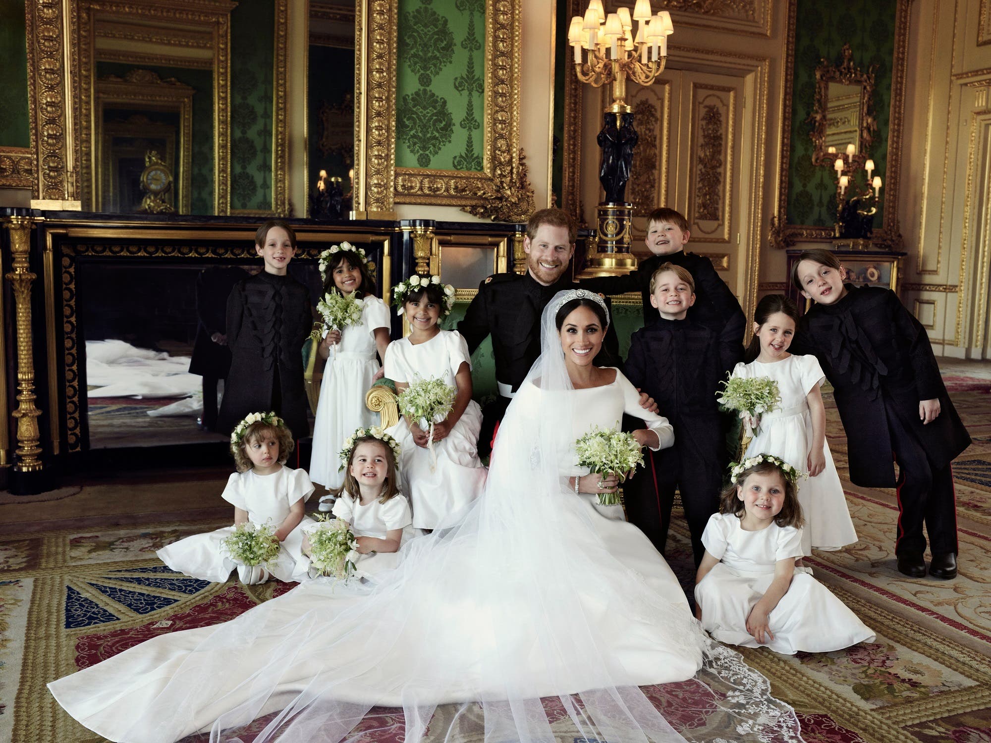 The photographs were taken by photographer Alexi Lubomirski at Windsor Castle following the carriage procession.