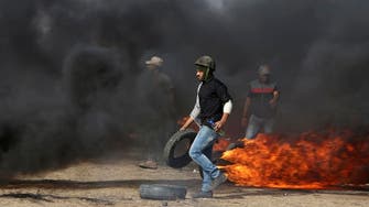 Palestinian publicly sets himself on fire in Gaza
