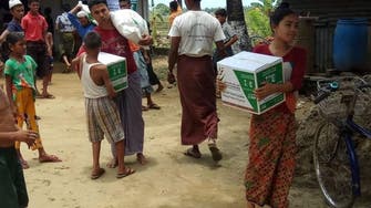 Saudi Arabia’s KSRelief Center continues distributing food baskets in Myanmar