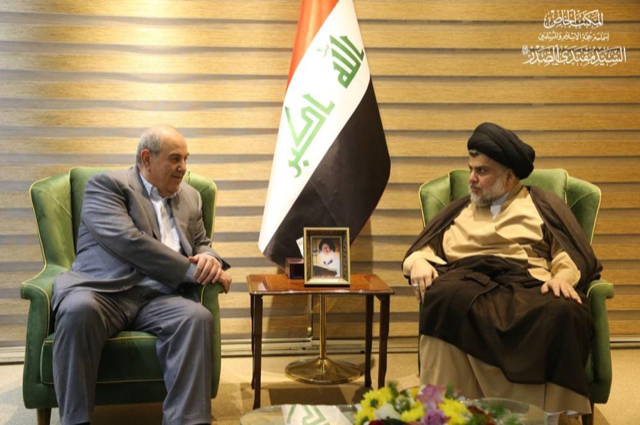 الصدر يلتقي إياد علاوي