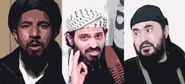 الشهري والليبي والزرقاوي