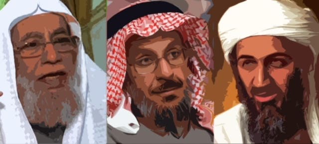 بن لادن وفقيد ومحمد سرور