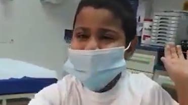 The boy, named Saif, told the health ministry to share the video on all social media sites. (Screengrab)
