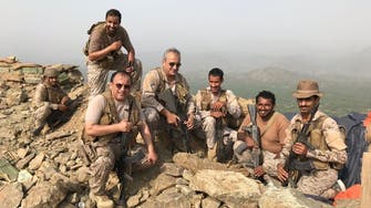 Saudi commander of joint forces visits military units on Yemen battlefield