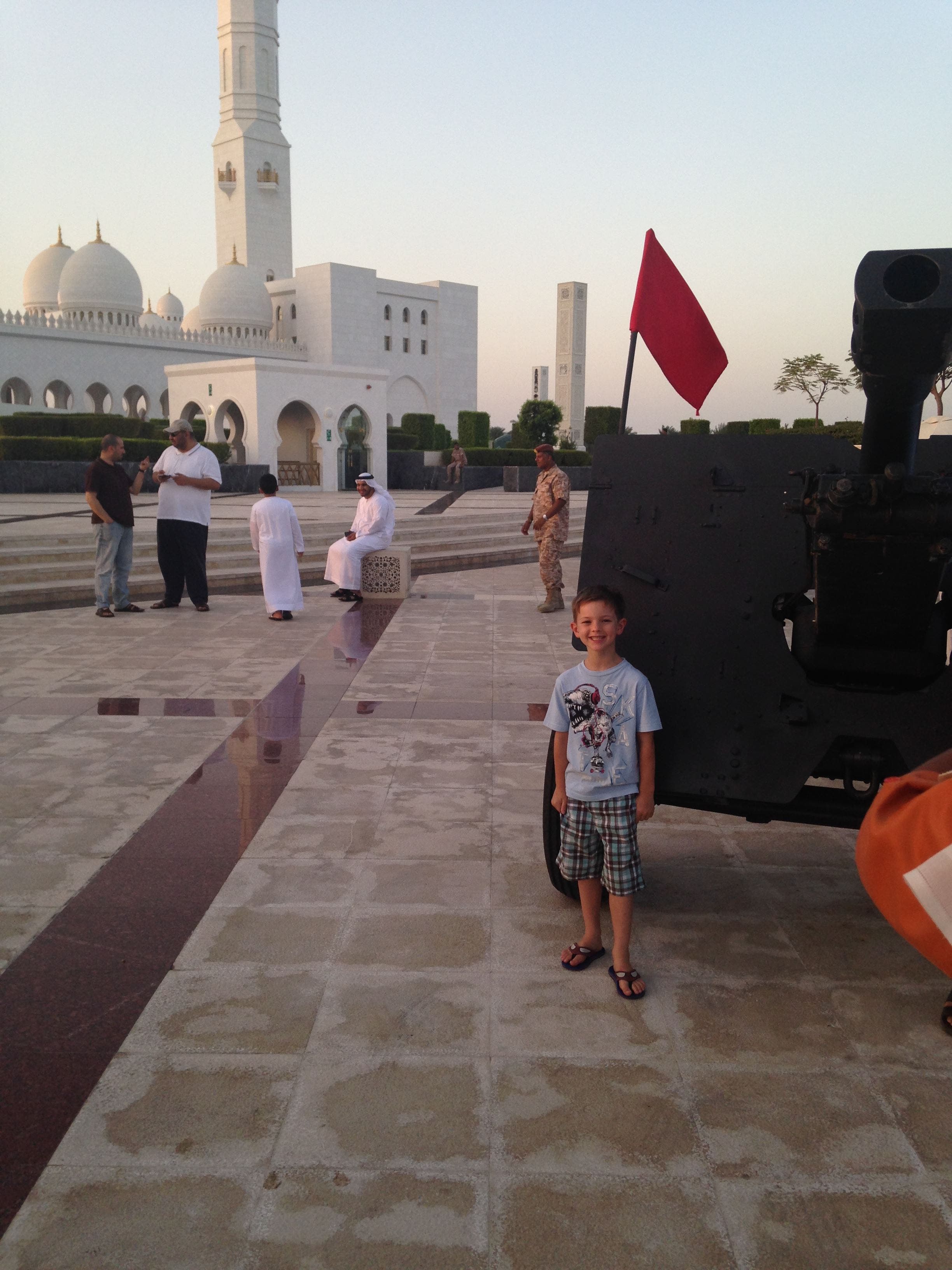 Louise Shephard’s son, Harry, is now 9 years old. Harry feels visiting the mosque in Ramadan gives him a sense of togetherness. (Supplied)