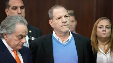 Film producer Harvey Weinstein during his arraignment in Manhattan Criminal Court in New York. (Reuters)
