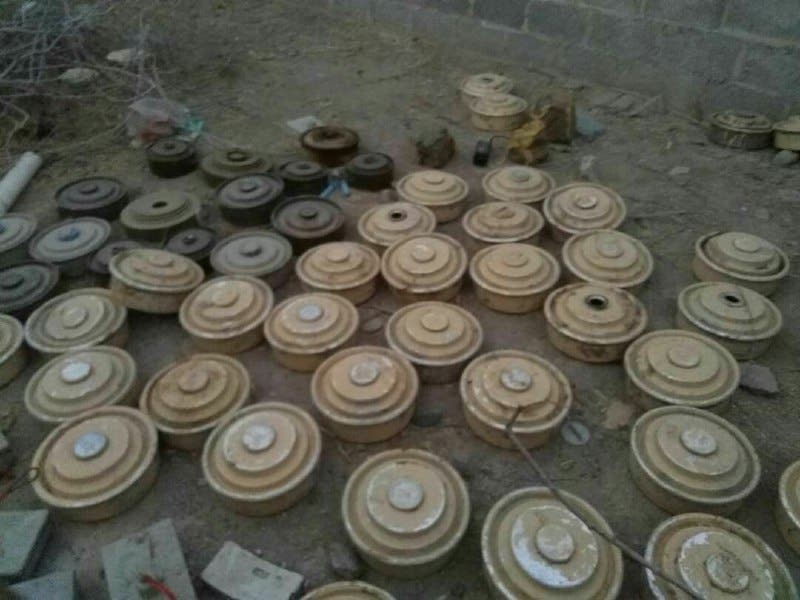 ألغام حوثية لم يسعفها الوقت لزراعتها