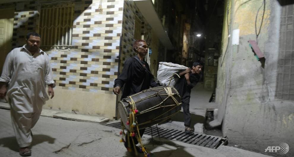 Drummer Ramadan. (AFP)