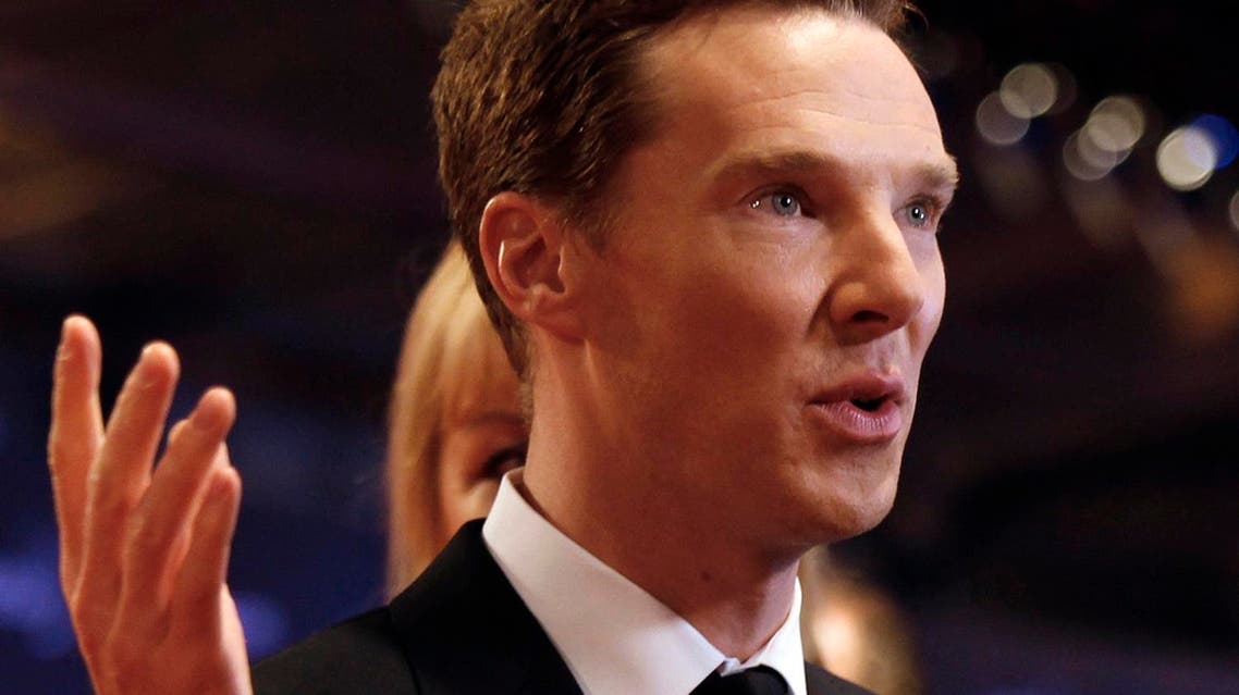 British actor Benedict Cumberbatch arrives to host the Laureus World Sports Awards in Shanghai, China. (File photo: AP)