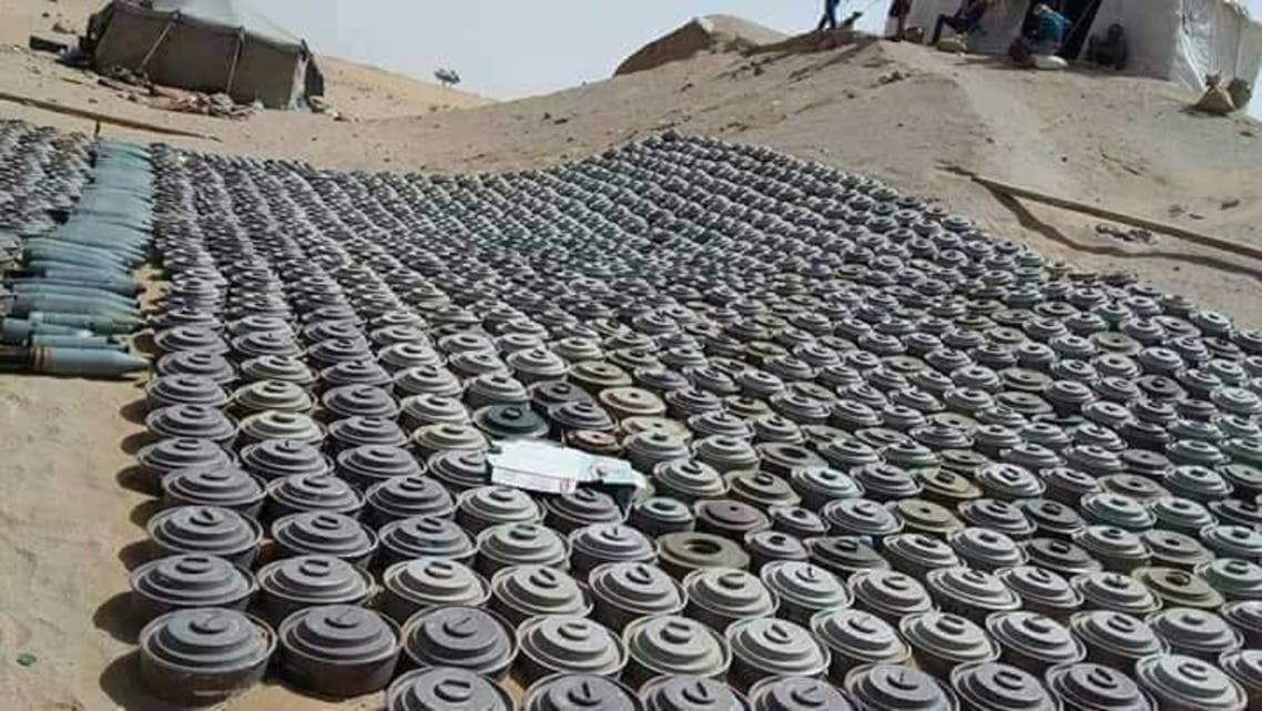 كميات الغام تم انتزاعها من الساحل الغربي