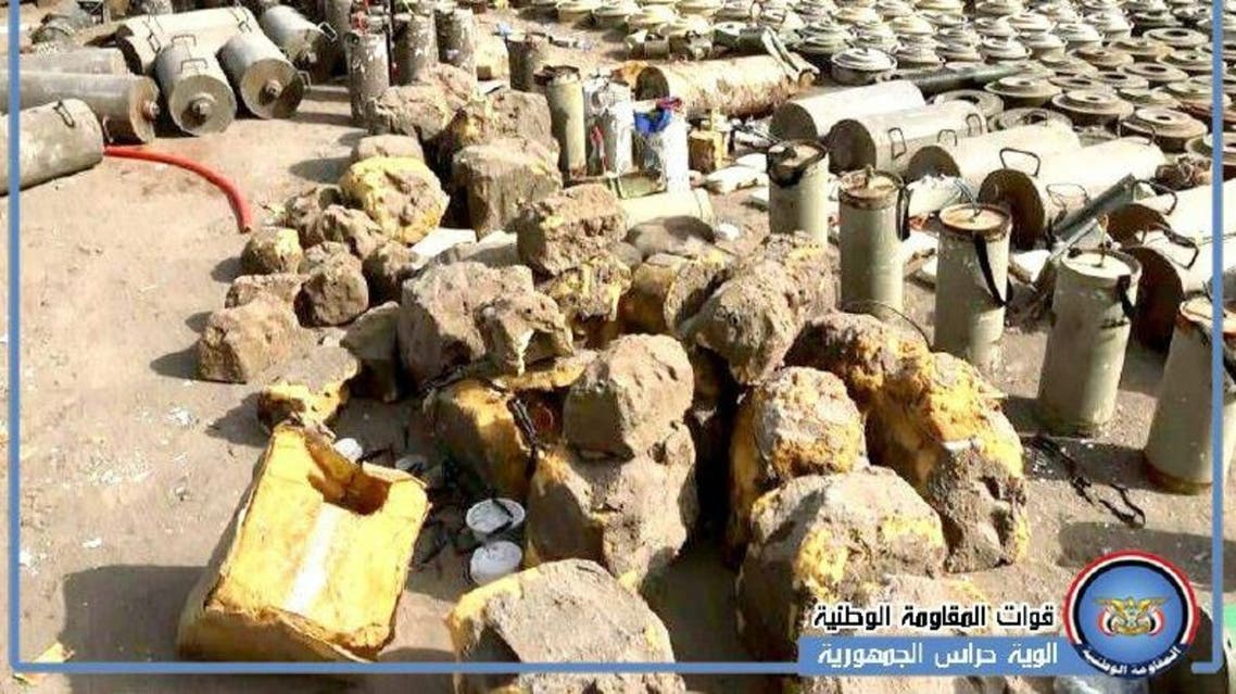 A member of the engineering teams said the militias have planted mines everywhere. (Supplied)