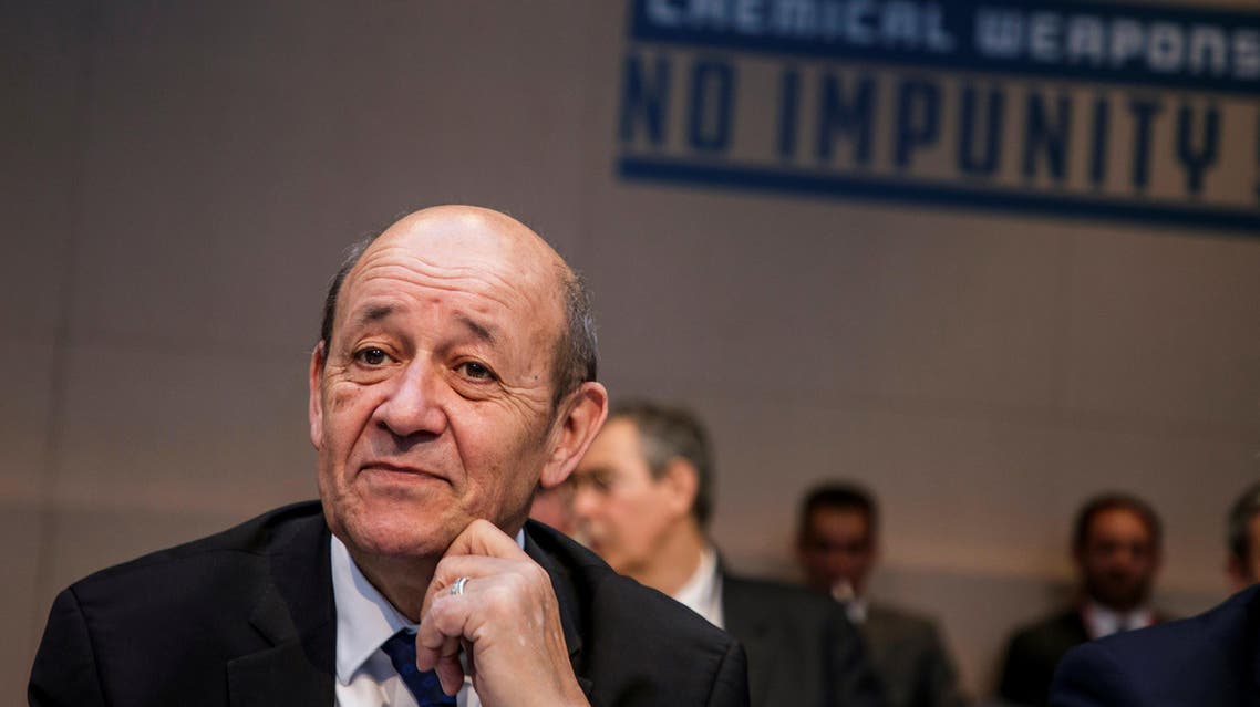 Le Drian said plans to save the nuclear agreement remained intact. (Reuters)