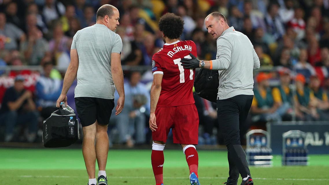 Salah was included in Egypt's final 23-man squad, with the team's medical staff suggesting it will be touch and go for the player to be ready in time for their Group A game against Uruguay. (Reuters)